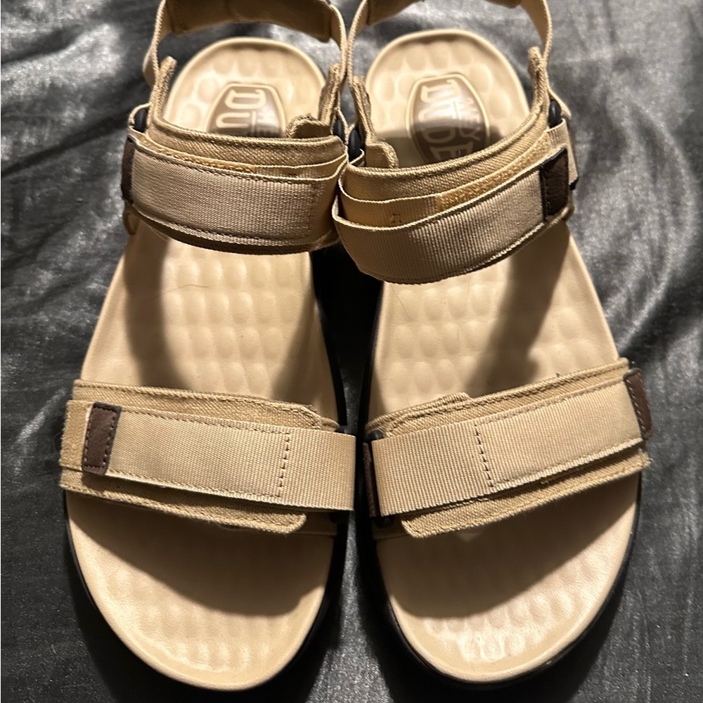 Hey Dude sandles worn once inside